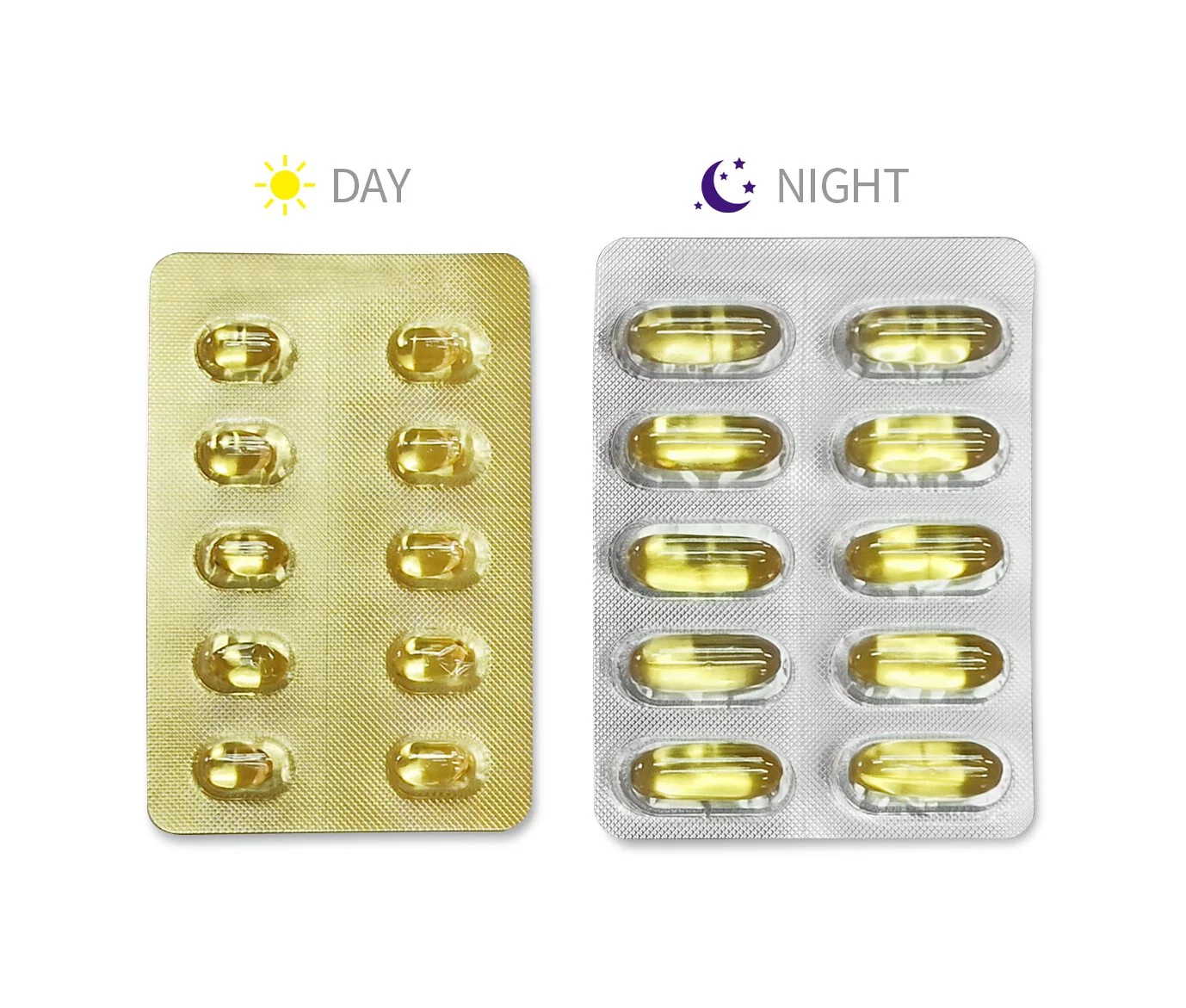 愛美仕維生素DK+魚油4合1日夜膠囊 -60錠裝(2鋁箔袋/盒)