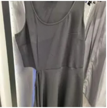 [S] DKNY MAXI ASYMMETRICAL DRESS,BLACK, B3370503-BLK [FINAL SALE] (SD676)