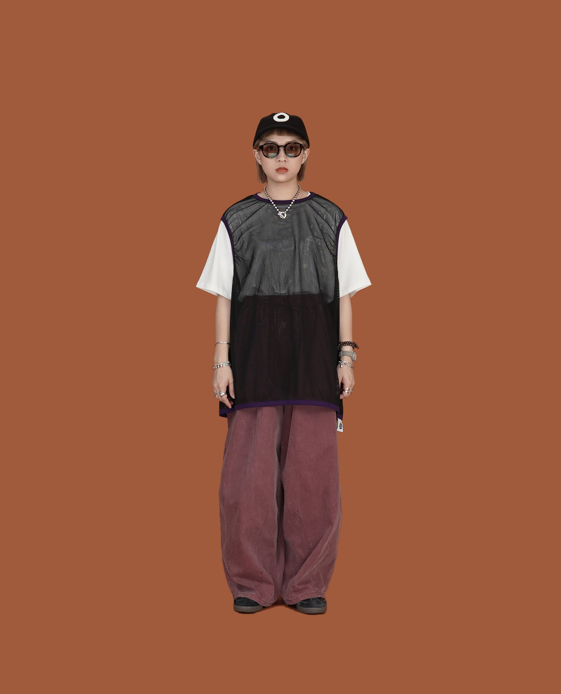 O.POism 歐波医生水洗大方口袋繭型褲