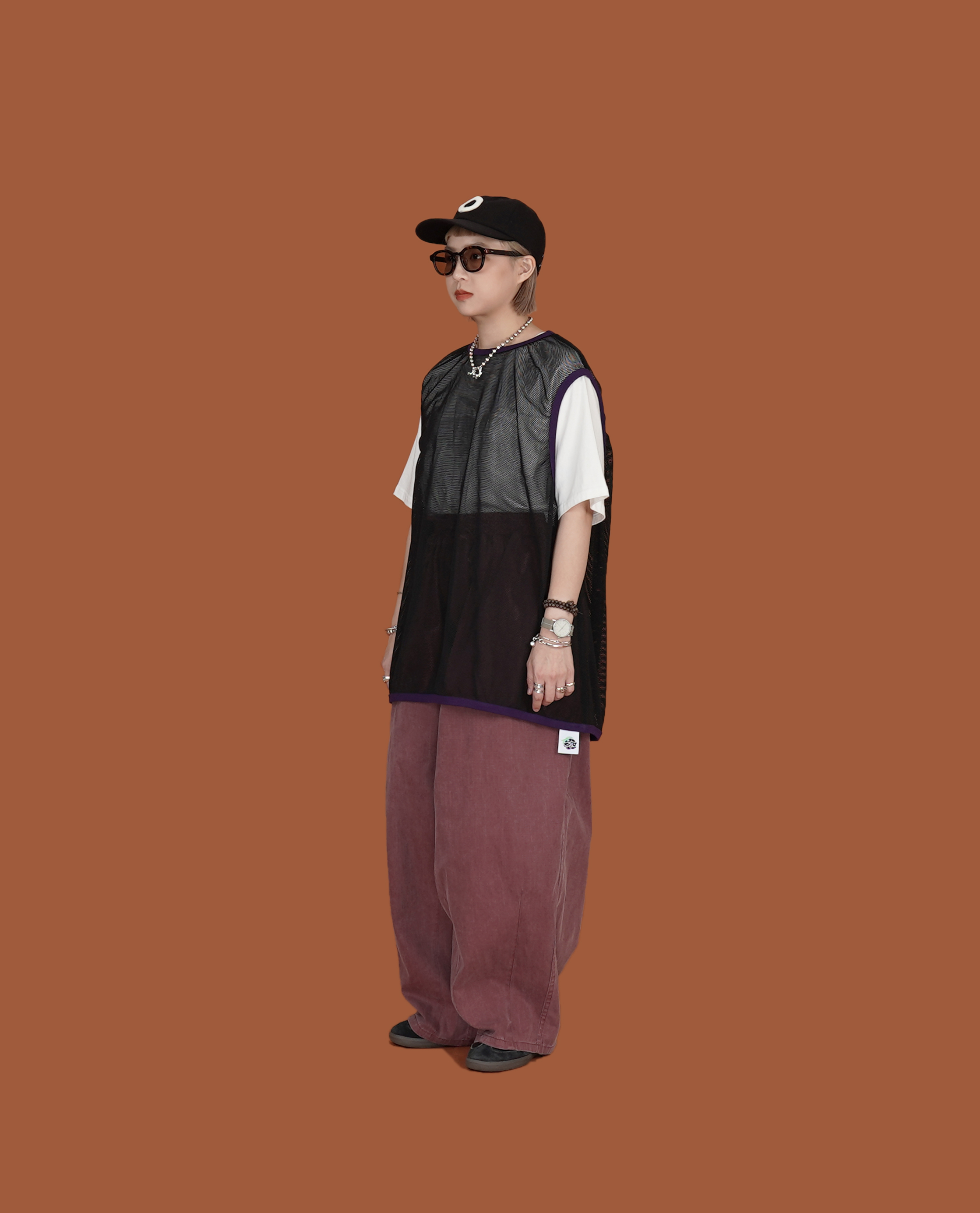 O.POism 歐波医生水洗大方口袋繭型褲