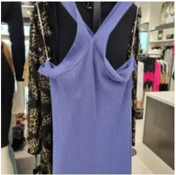 [S] DKNY SLEEVELESS CROSSOVER SWEATER DRESS,VERY PERI, P3DUAJ29-AF5 (SD678)