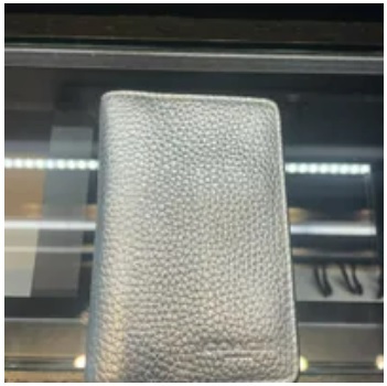 [S] COACH CO781 ID CARD METHALLIC LTH,METALLIC SILVER, 196395136117 (SCO584)