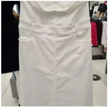 [S] DKNY CORSET DRESS,WHITE, B2370391-WHT FINAL SALE (SD679)