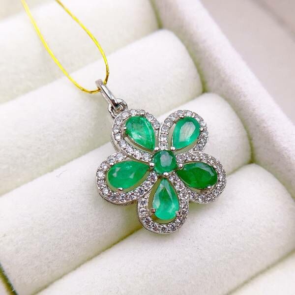 (11.22A)哥倫比亞祖母綠 吊墜