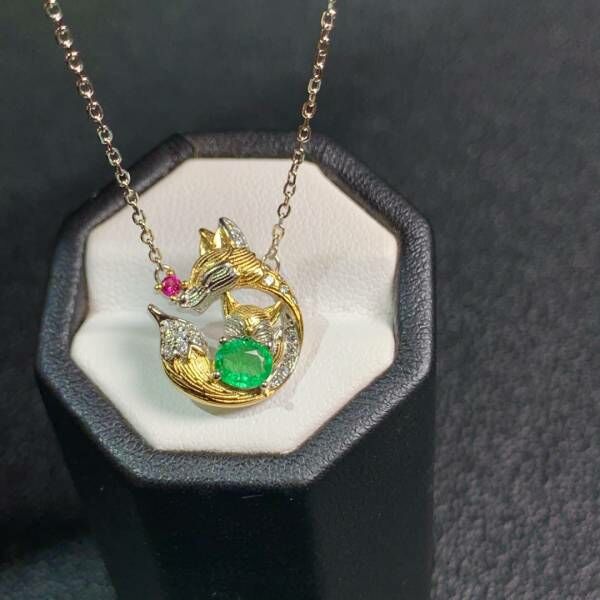 (11.22A)哥倫比亞祖母綠 吊墜