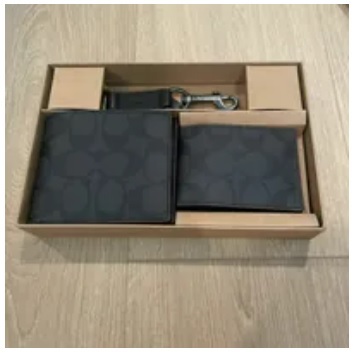 [S] COACH 41346 3IN1 SHADOW GIFT BOX,BLACK/BLACK/OXBLOOD, 193971600642 (SCO588)