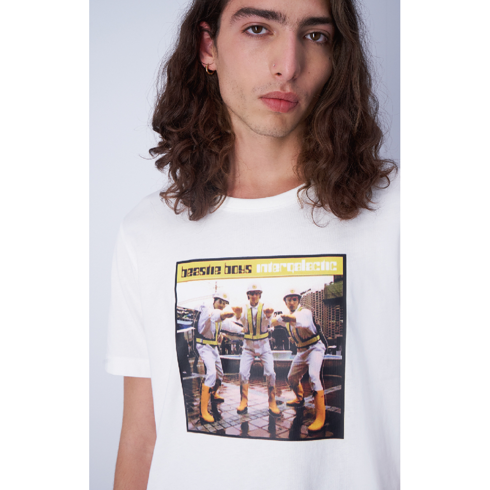 Beastie Boys x CHAMPION "Hello Nasty" 星際剋星照片TEE -白色（220125-WW001）