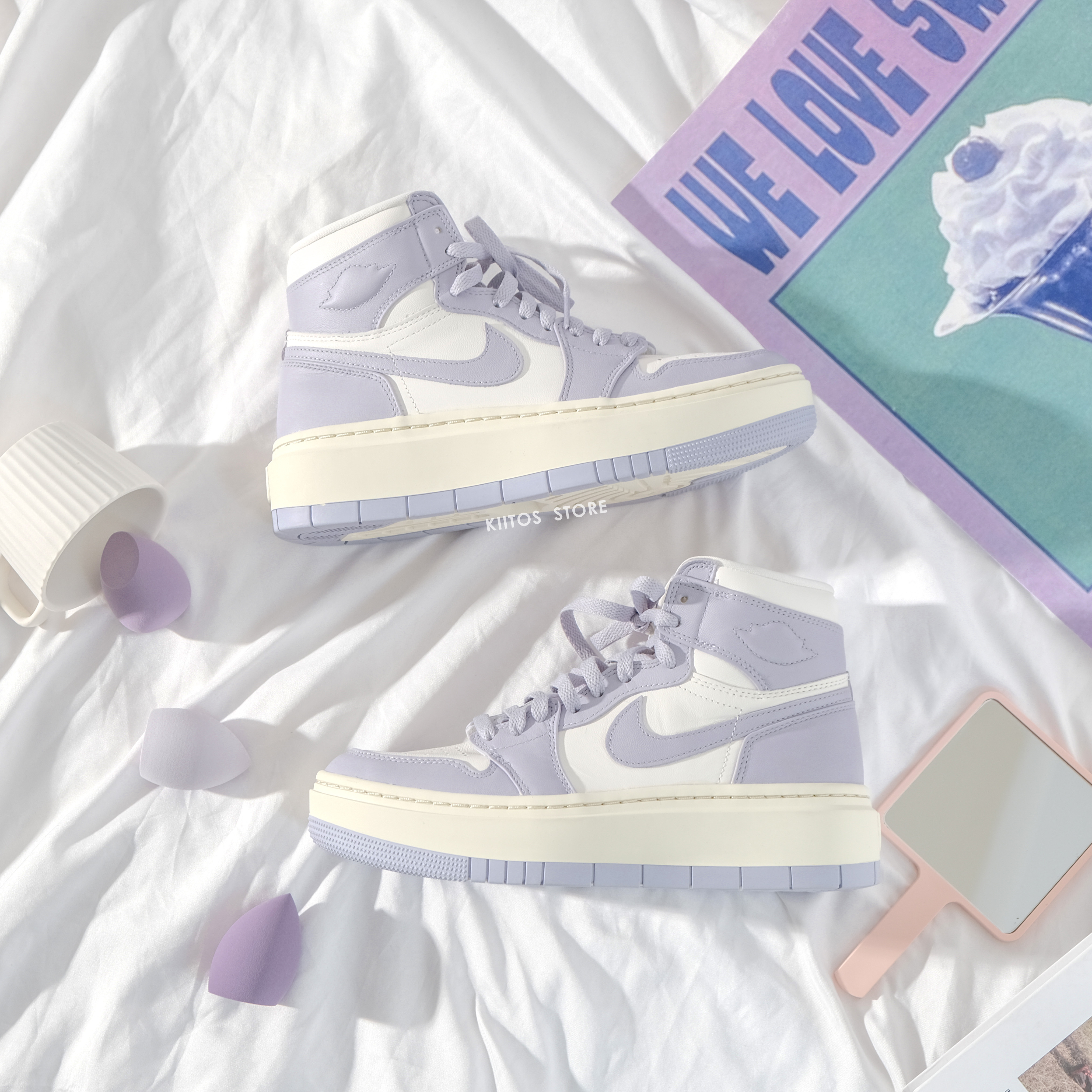NIKE AIR JORDAN 1 ELEVATE HIGH 薰衣草拿鐵 DN3253-105