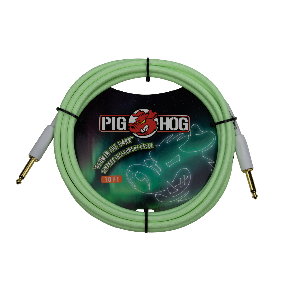 Pighog Pighog / GLOW IN THE DARK系列 通用樂器導線 (多種規格尺寸可選) — 三峽配件 / 週邊｜YA! 玩音樂
