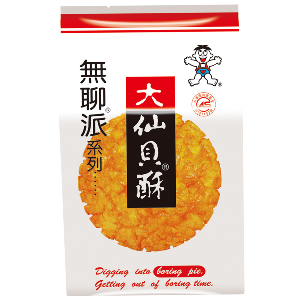 （箱購）旺旺無聊派系列大仙貝酥155g(10入/箱)