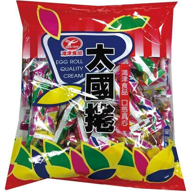 （箱購）鴻津太國捲(蛋奶素)350g(5入/箱)