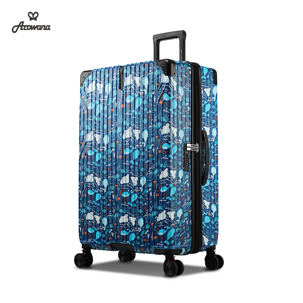Arowana 亞諾納】極致美學彩繪款避震輪29吋防爆拉鍊行李箱(多色任選)