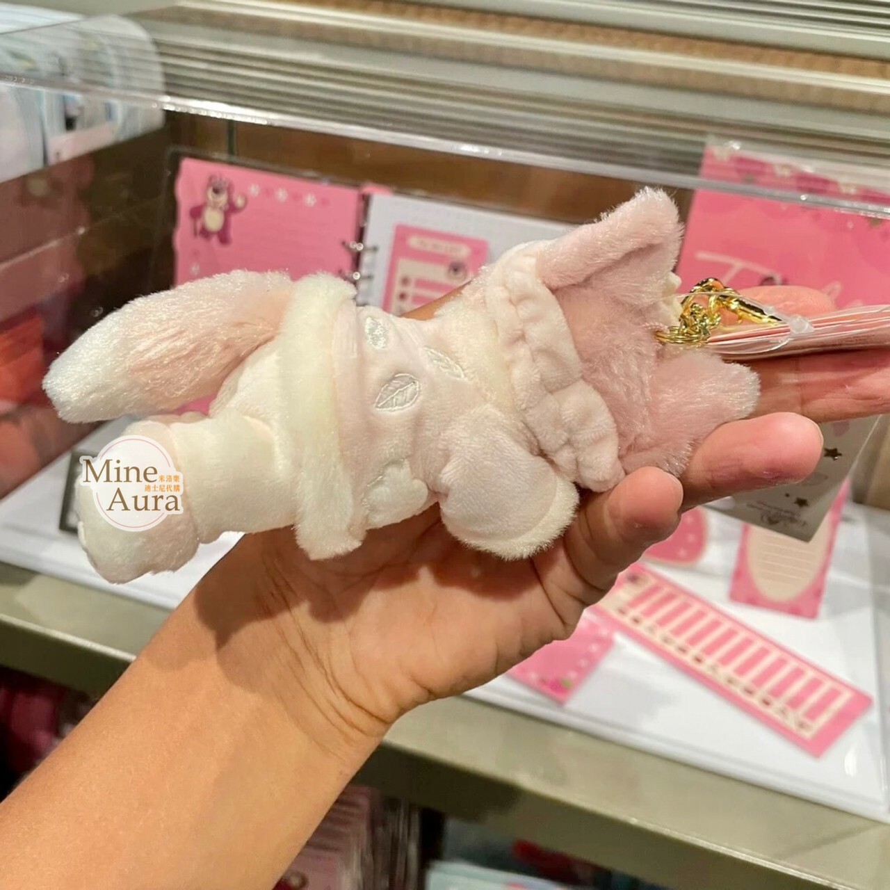 玲娜貝兒 Lina bell 居家系列 趴趴 睡顏 絨毛 鑰匙圈 吊飾 -上海迪士尼樂園