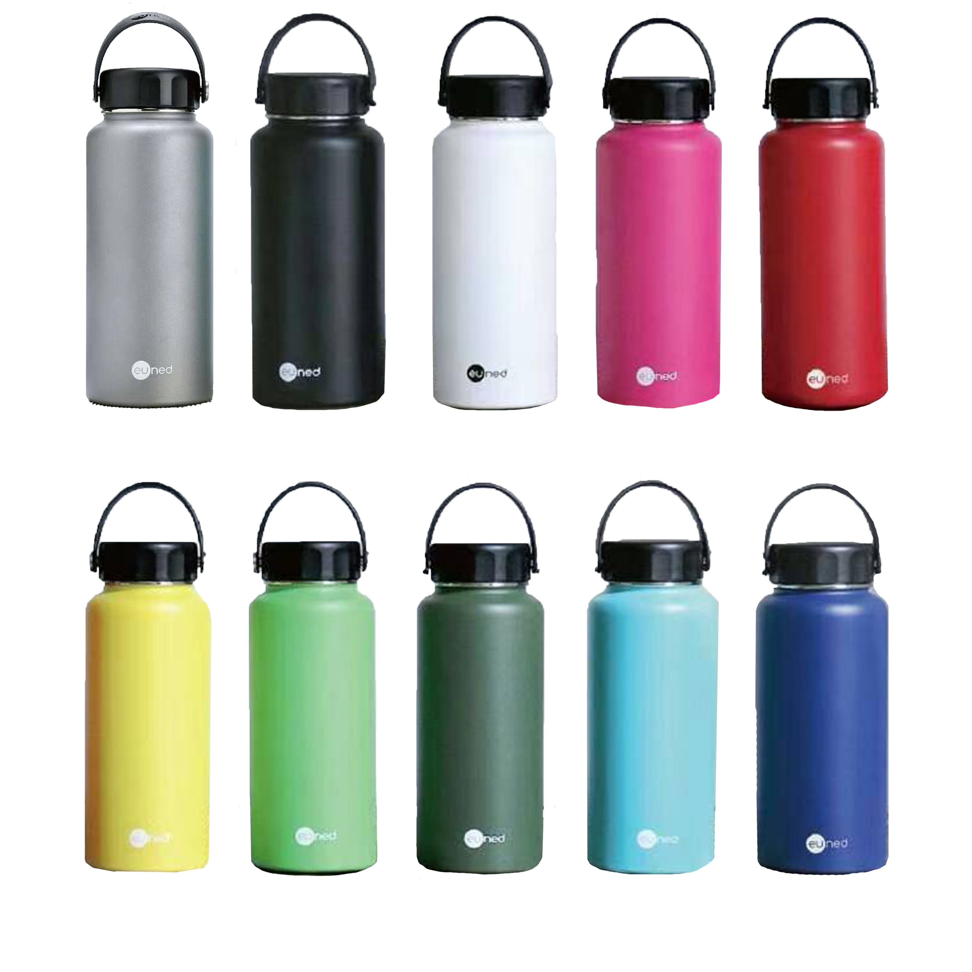 EUNED優立得 手提寬口不鏽鋼保溫瓶946ML 多色 304不鏽鋼 52PCU00264