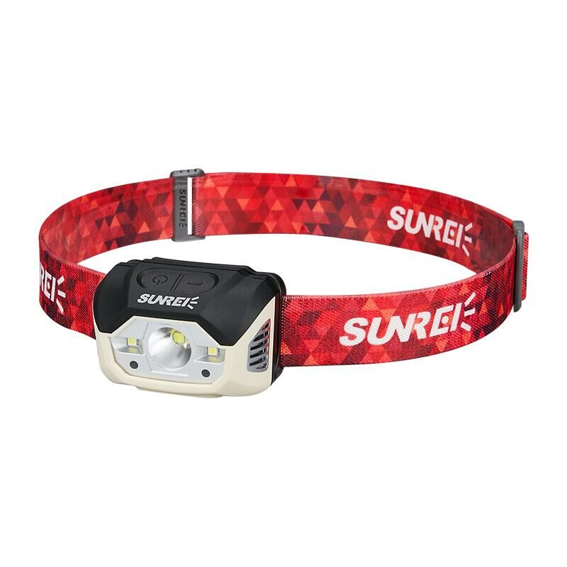 SUNREE 山力士 MUYE 440流明感應式頭燈 (黑+紅) 440流明/露營燈/手電筒/登山/緊急訊號 81CLS0115