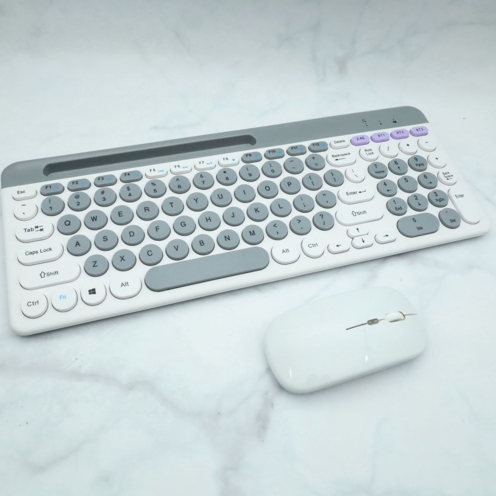 USB 藍芽無線圓形 Keyboard 連 Mouse 套裝