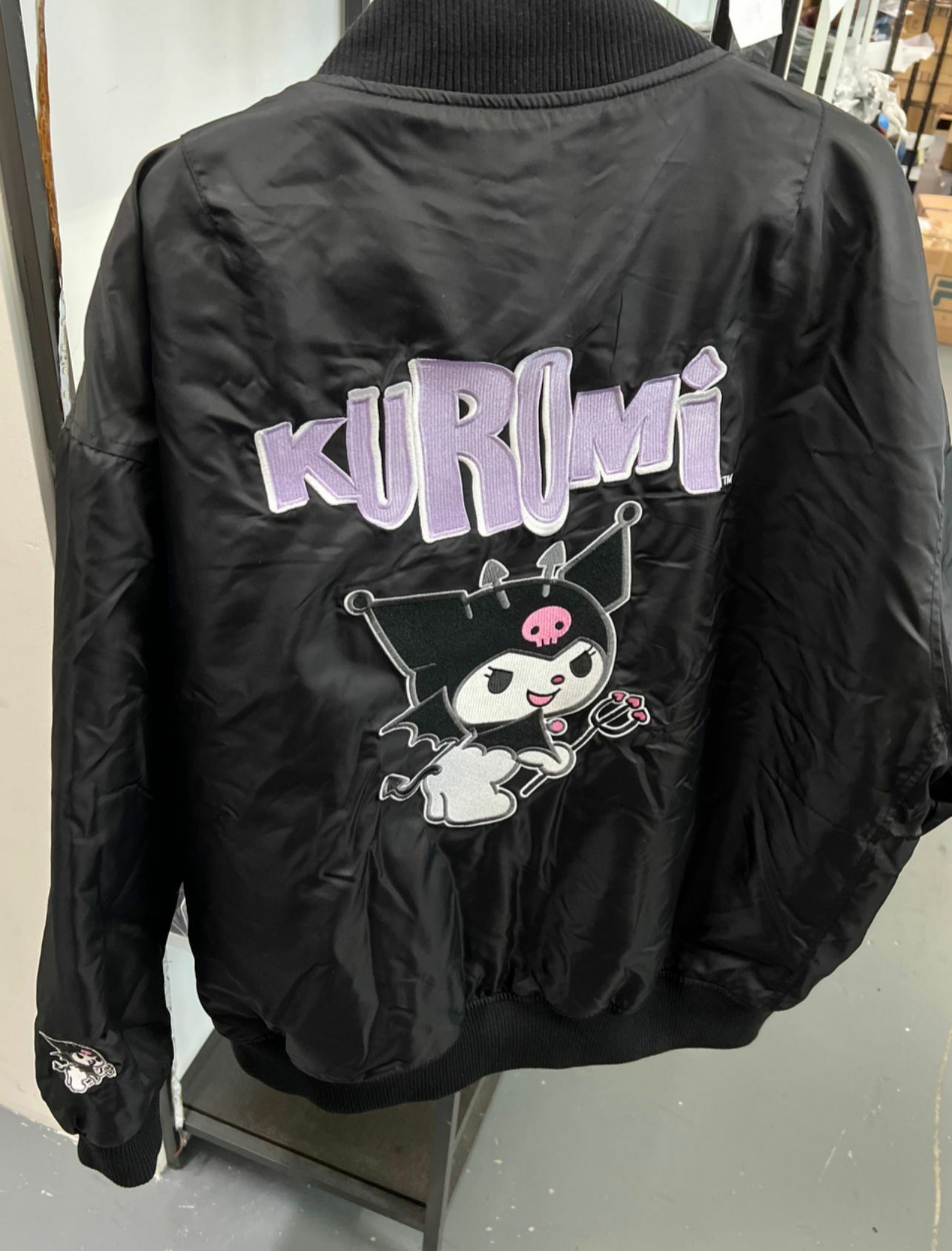 [S] FOREVER 21 WGA APPAREL JACKETS/BOMBER,BLACK/MULTI, 4932520202 (SZZ270)