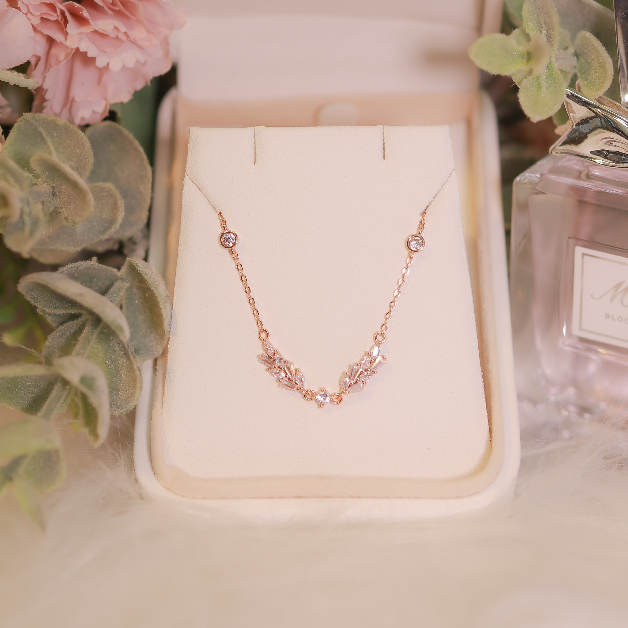 | 925 Silver・Rose Gold | Warm Feather Bracelet | BR0969 |