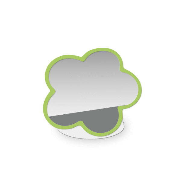 Green Flower Mirror Phone Grip and Stand