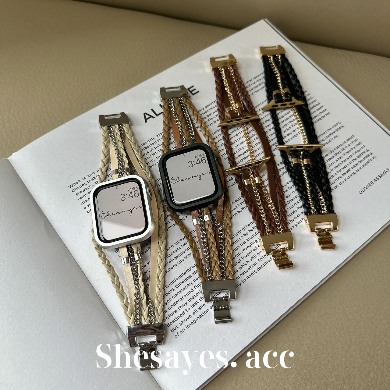 APPLE  WATCH波希米雅風錶帶[四色]