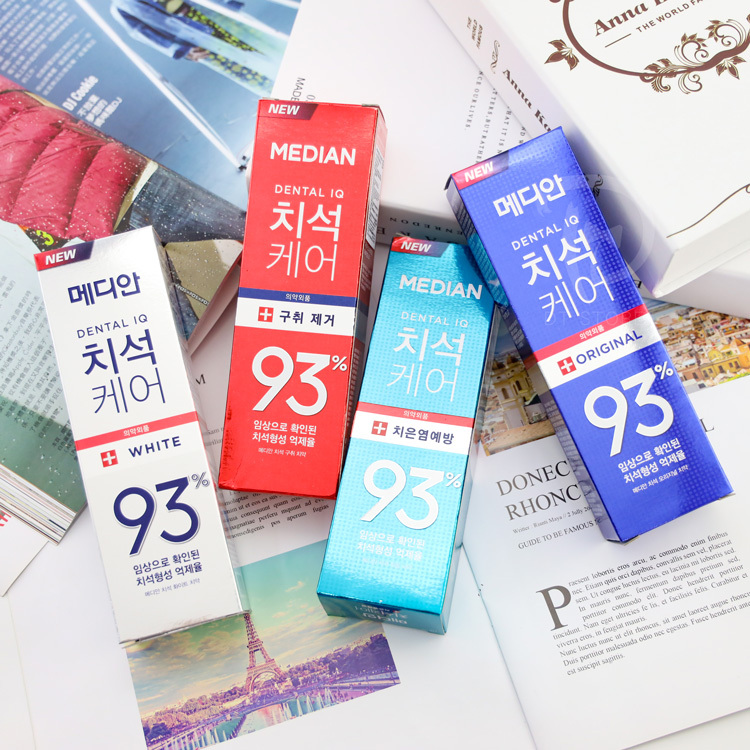韓國 MEDIAN 93%牙膏 120g 4款【BN011】