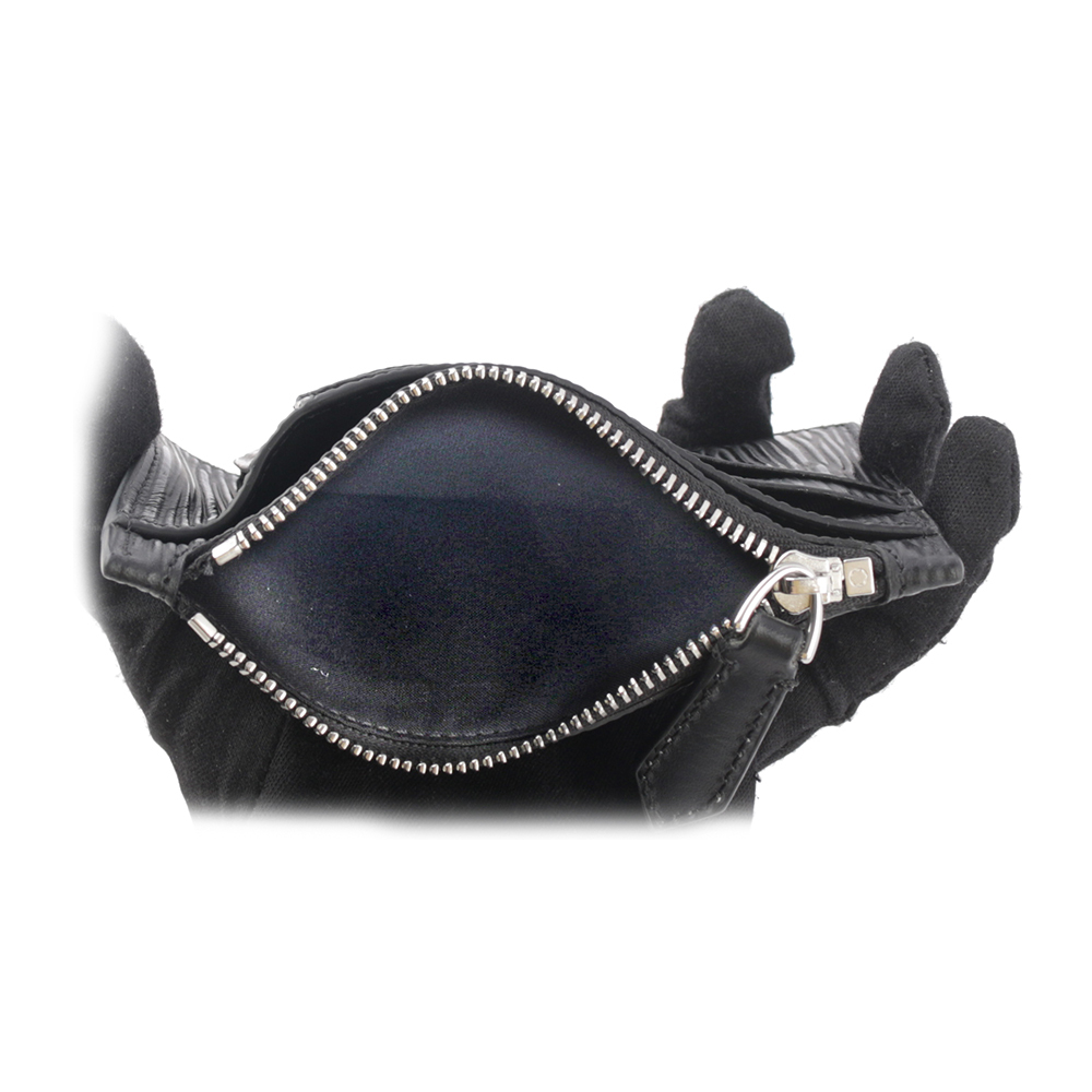 【MONTBLANC 萬寶龍】Meisterstuck 4810 大班系列牛皮8卡式拉鍊卡夾(黑色) 130931