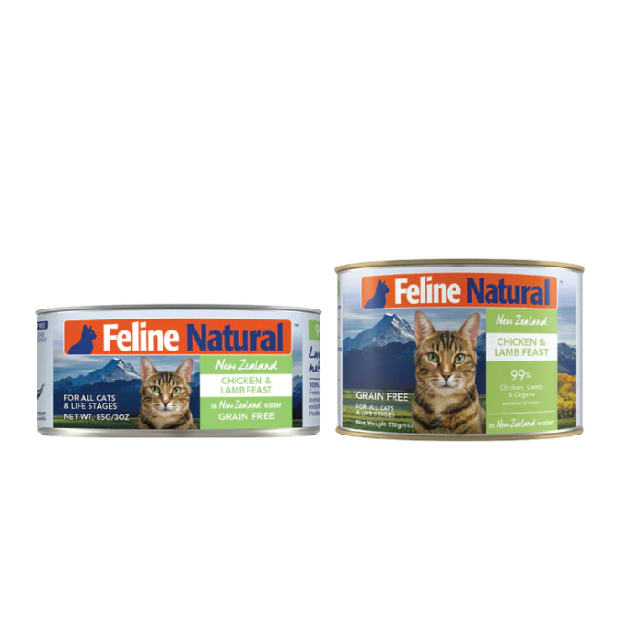 F9 Natural Canned Cat Food Chicken and Lamb Feast．170g