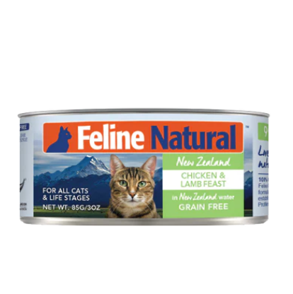 F9 Natural Canned Cat Food Chicken and Lamb Feast．170g