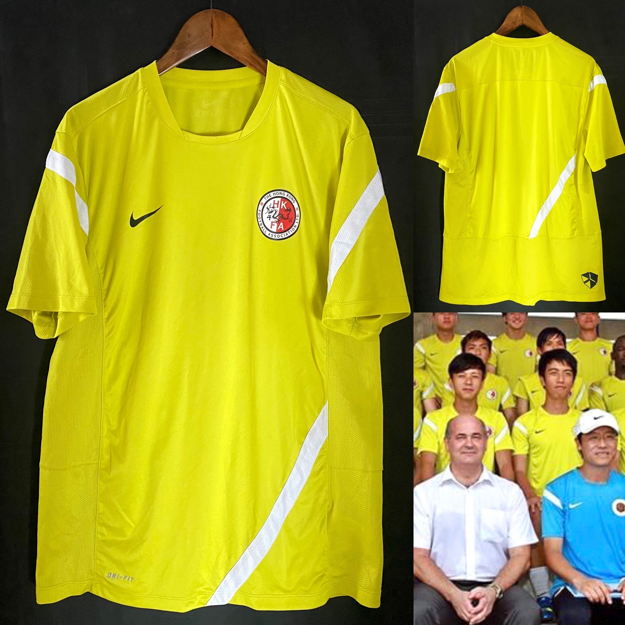 Hong Kong Football Team 2012-2013 Nike match worn training shirt