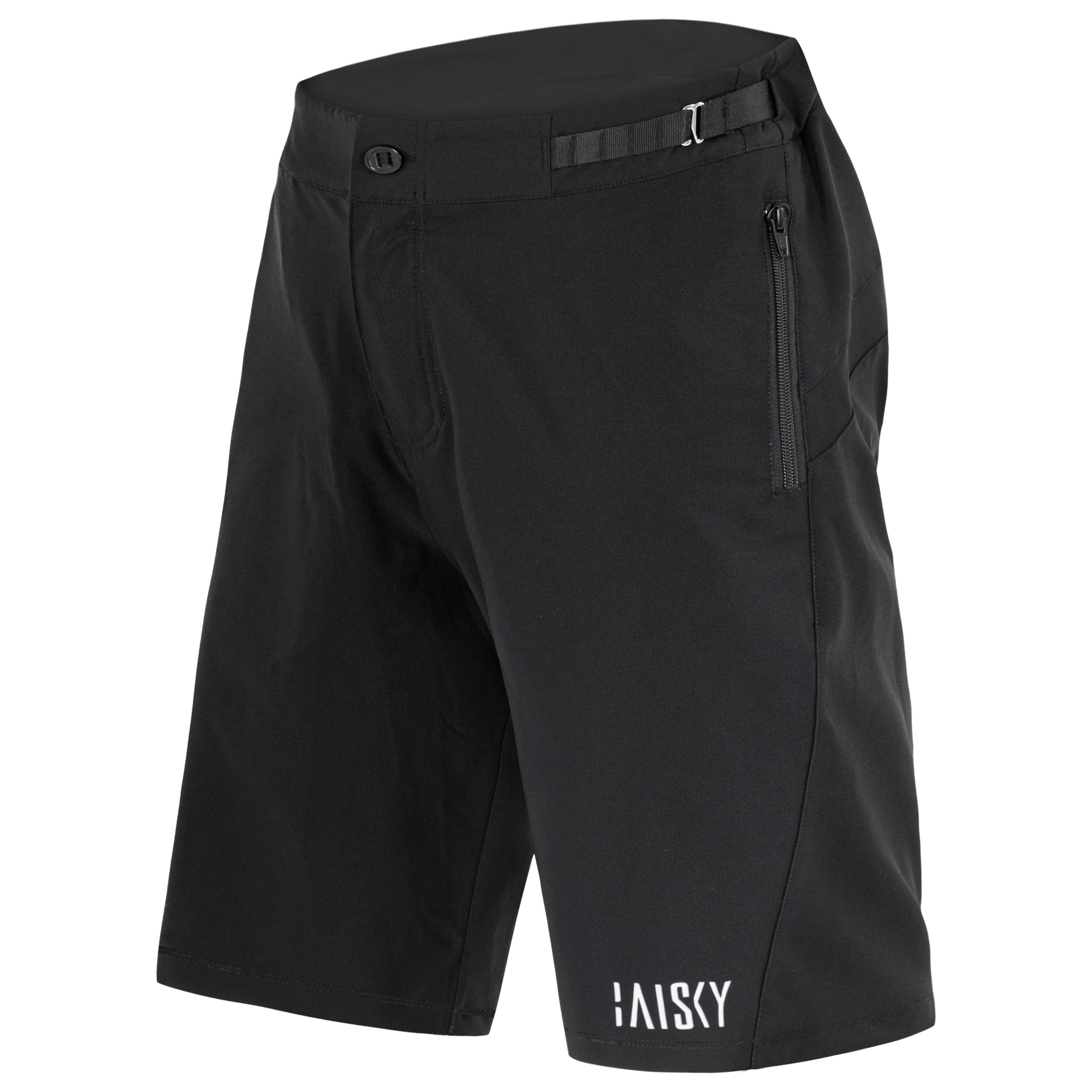 男款越野短褲 山脈 黑