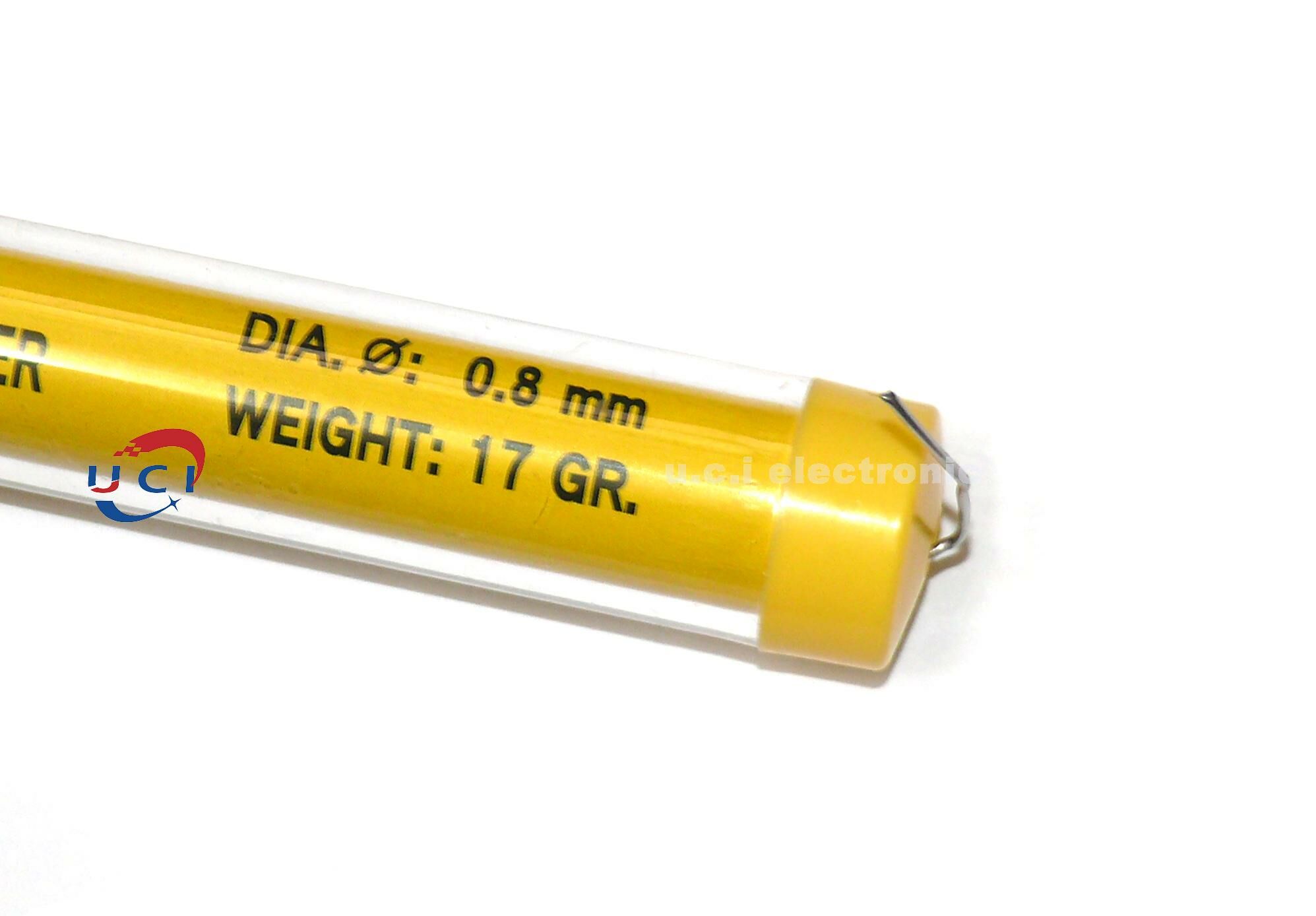 【UCI電子】 (B-2) 焊筆 台灣製造 台灣固品焊錫筆 焊錫 樹脂心錫筆 0.8mm  約17克