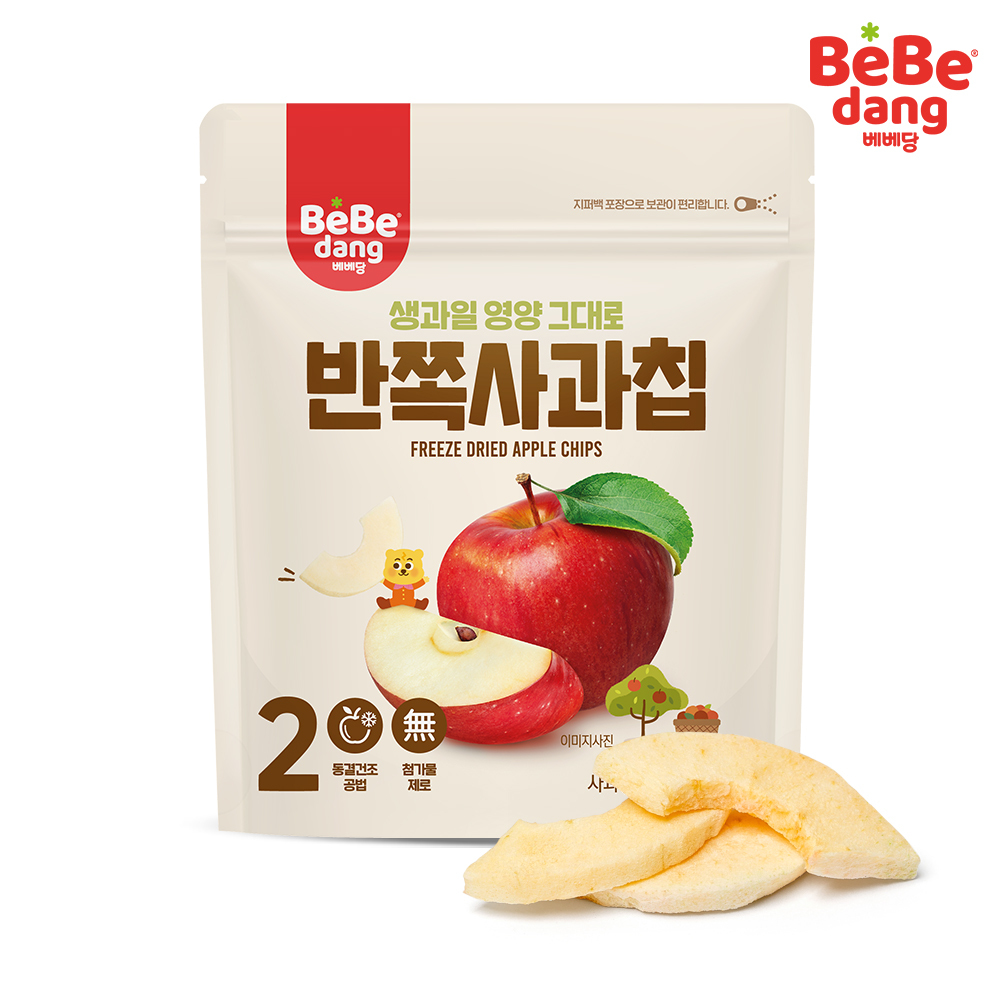 BeBedang - 寶寶冷凍乾果脆片 - 蘋果 15g (適合10個月以上)