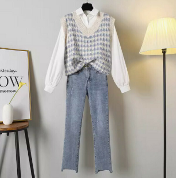 Autumn three-piece professional suit