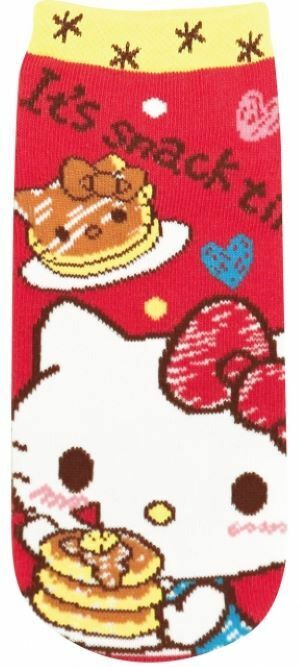 Sanrio-成人襪-(Hello Kitty班戟)-(22-24cm)