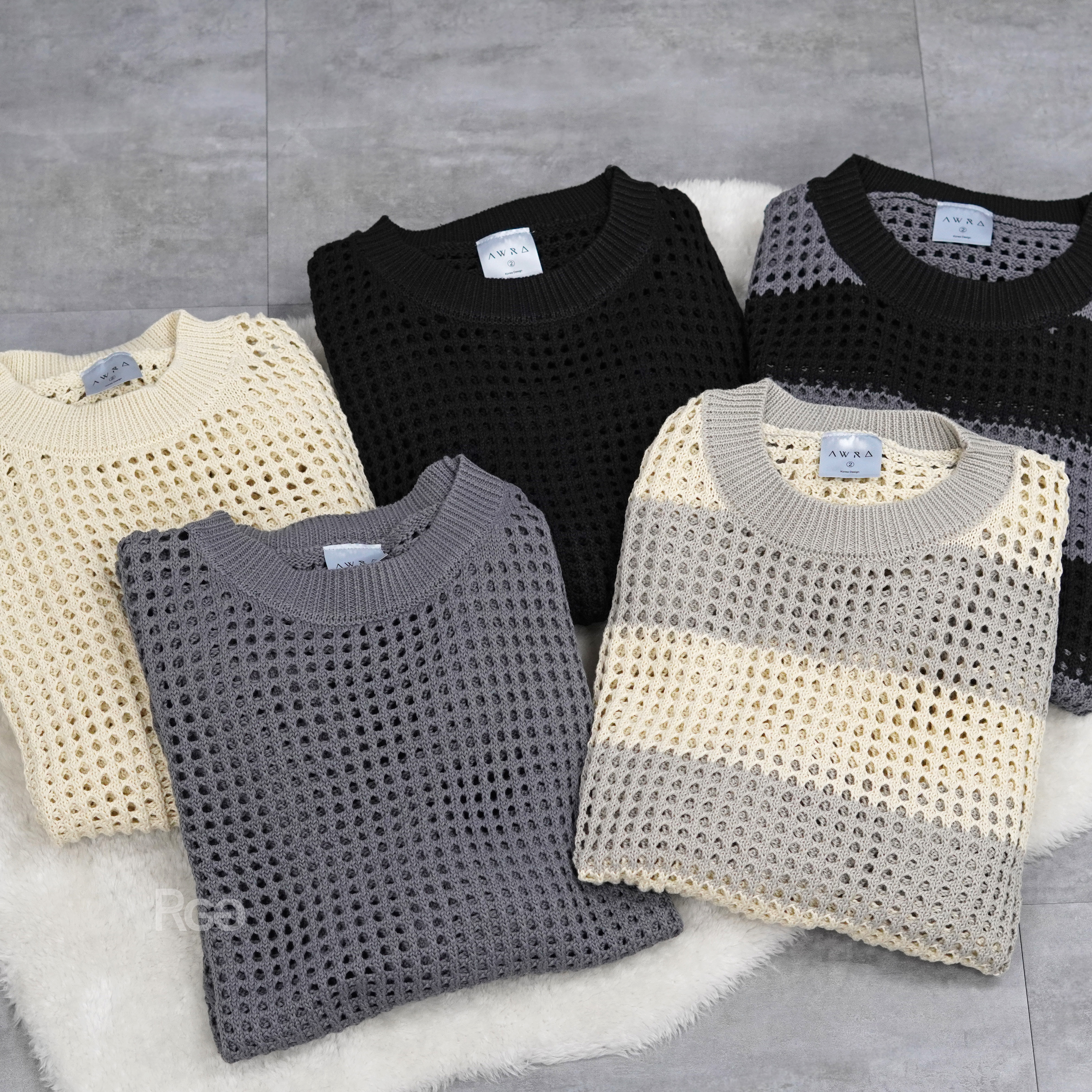 #98965 韓國洞洞針織毛衣