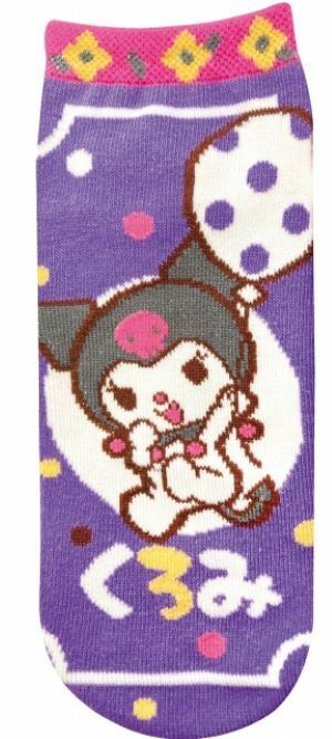 Sanrio-成人襪-(Kuromi 氣球)-(22-24cm)