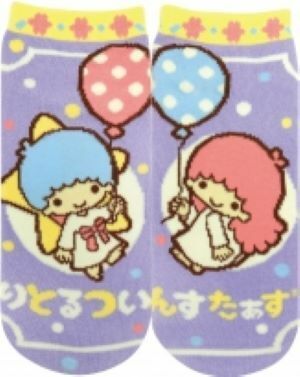 Sanrio-成人襪-(Little Twin Stars 氣球)-(22-24cm)