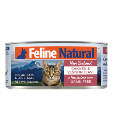 F9 Natural Canned Cat Food Chicken and Venison Feast．170g