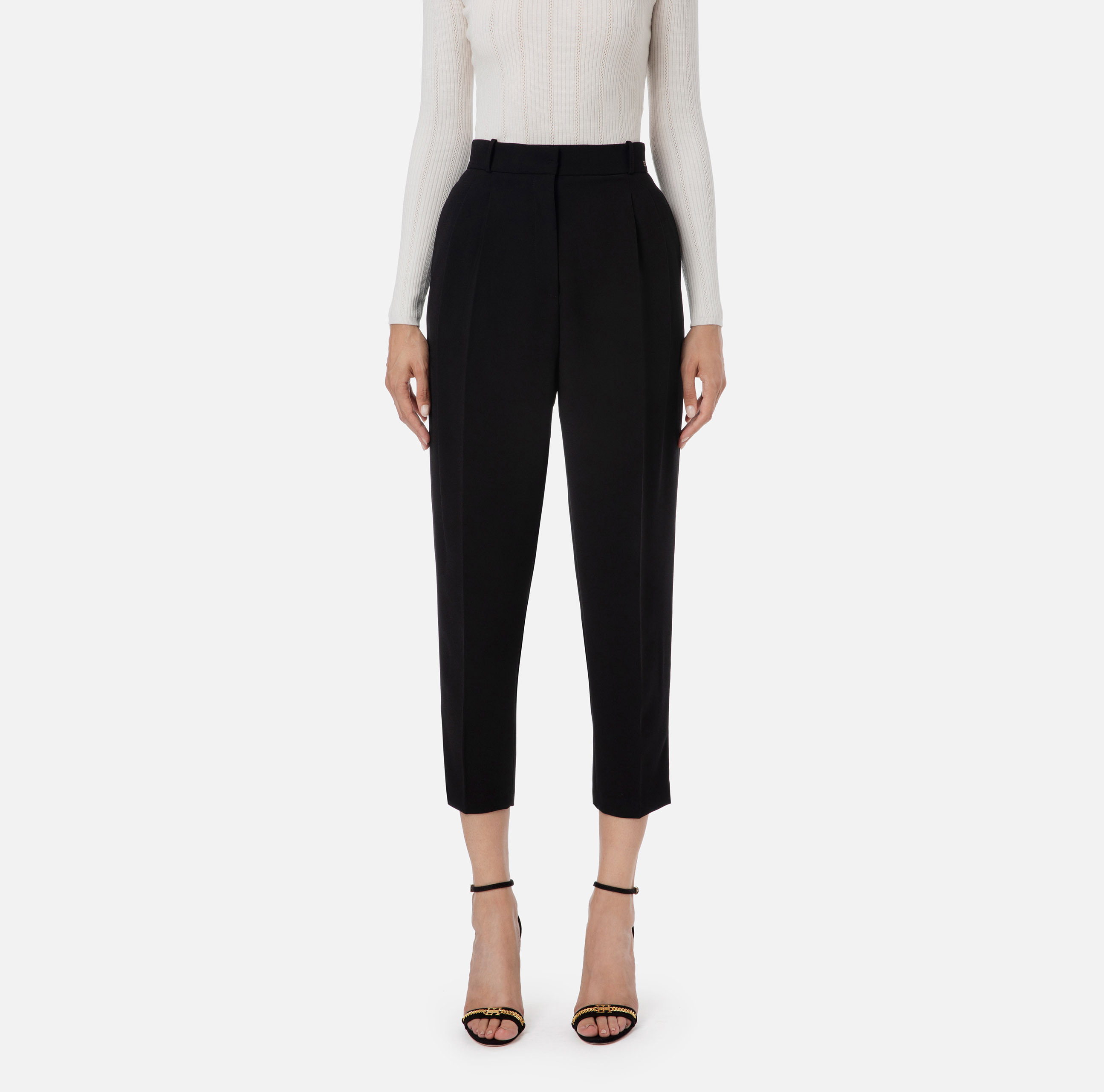 後口袋八分西褲