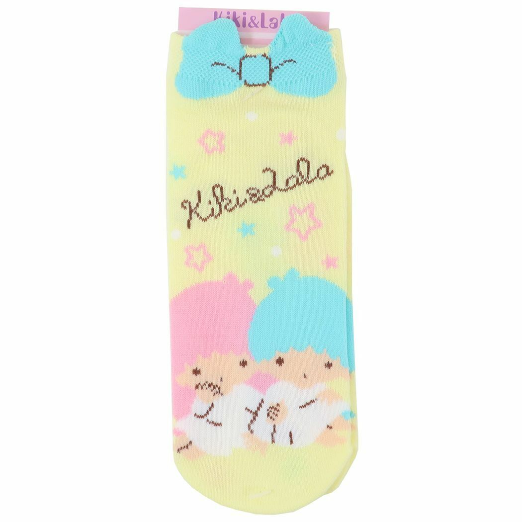 Sanrio-絲帶襪-Little Twin Stars-(22-24cm)