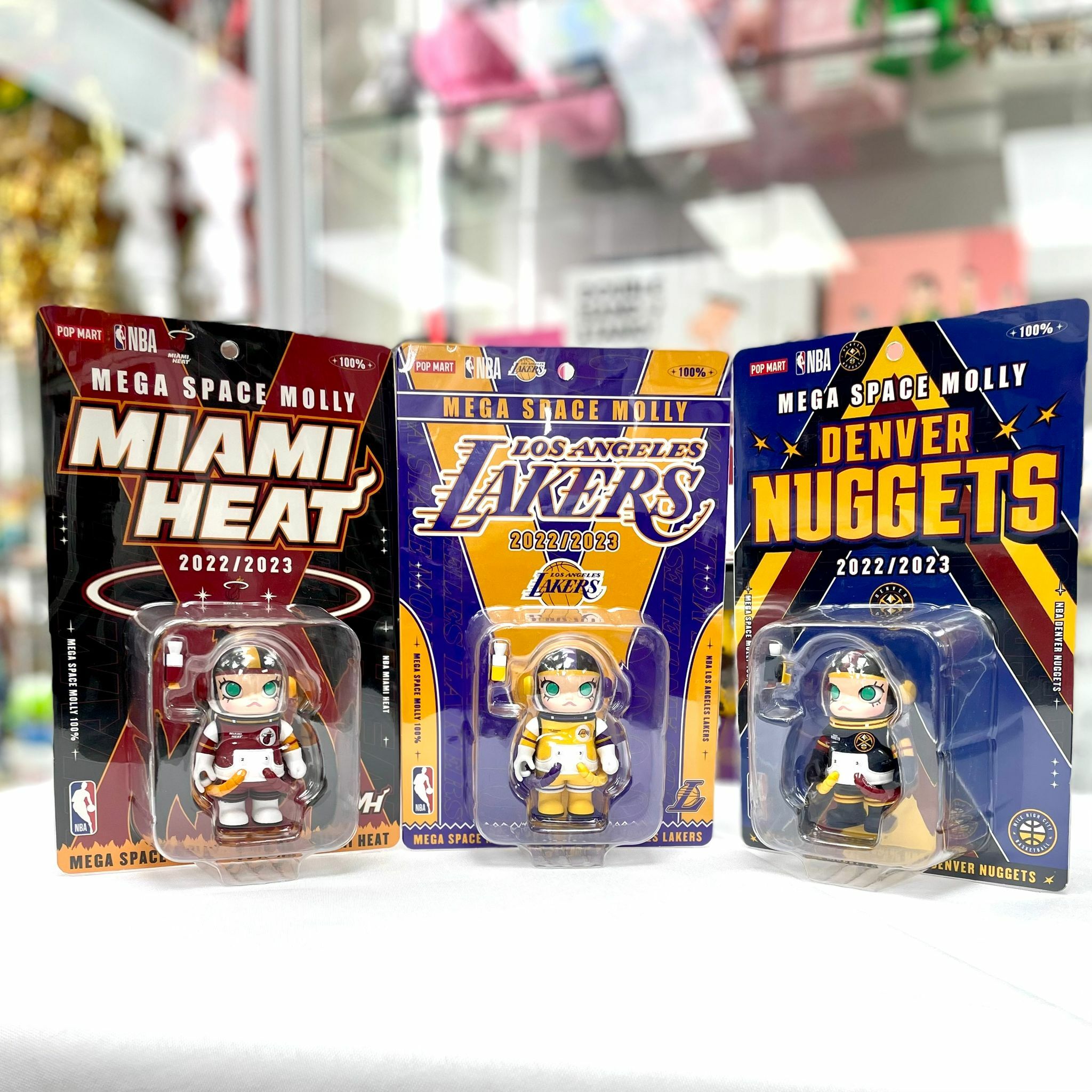 (Set of 3)100%Mega Space Molly NBA