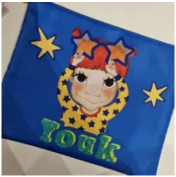 [S] YSW H0XAC07BLGDM DOG POOP STAR LOGO POUCH,BLUE, 8809190123504 (SYW182)