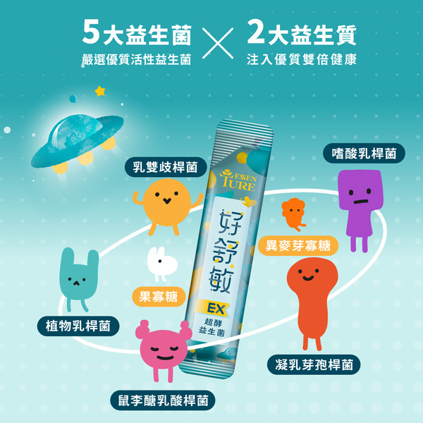 大漢酵素 好舒敏EX超酵益生菌 30包/盒
