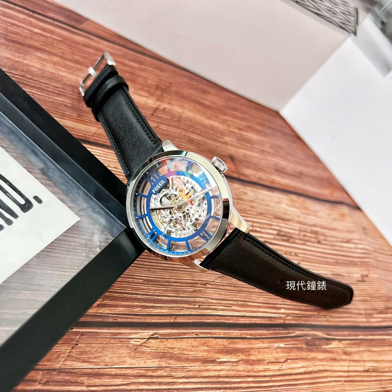 【FOSSIL】Townsman 鏤空羅馬數字機械錶ME3200 44mm 現代鐘錶