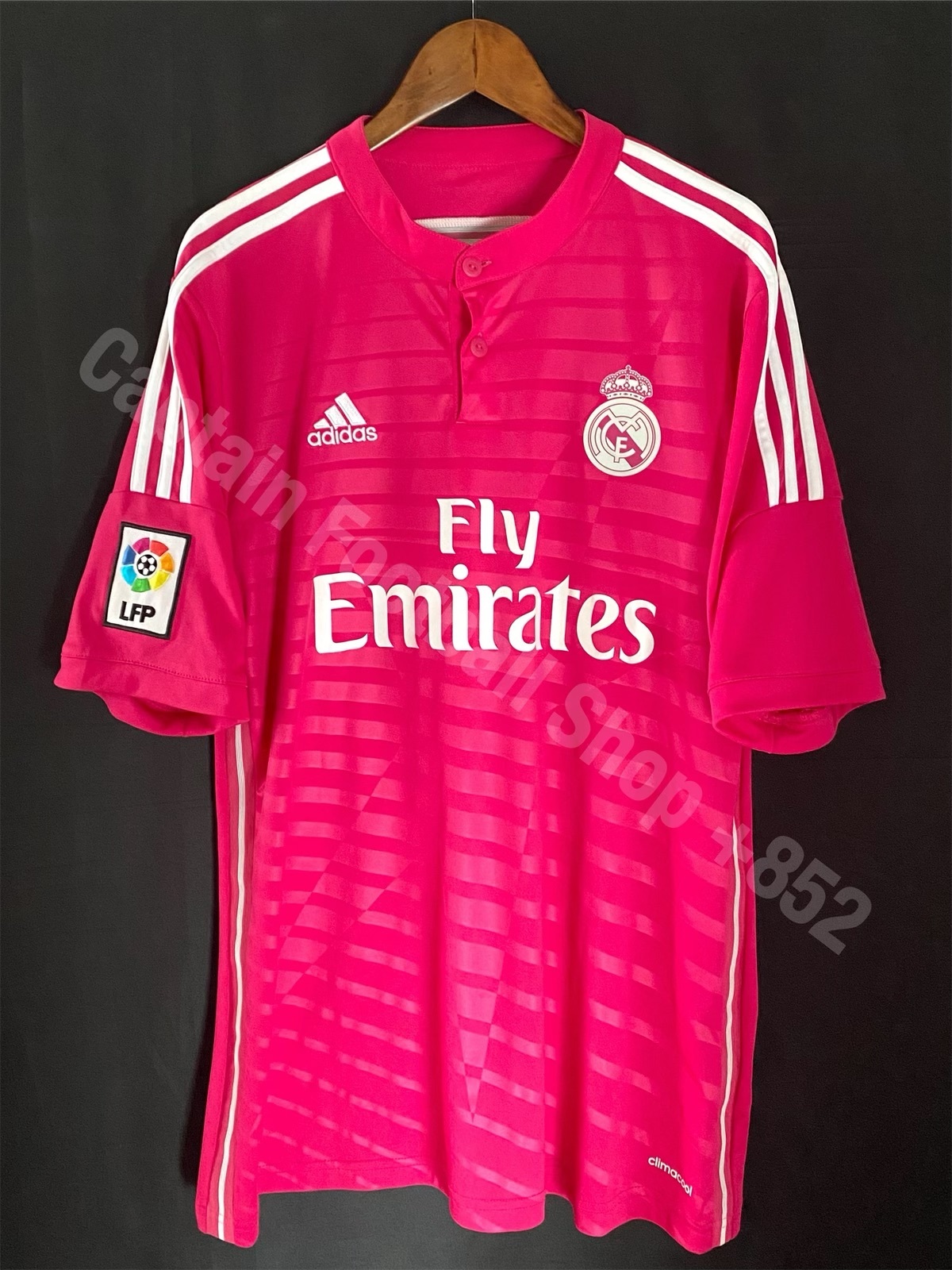 Real Madrid 2014-2015 Adidas Pink Away shirt #10 JAMES