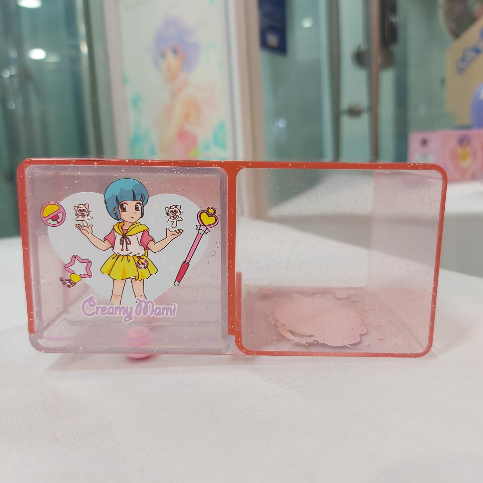 我係小忌廉塑膠筆盒三抽櫃