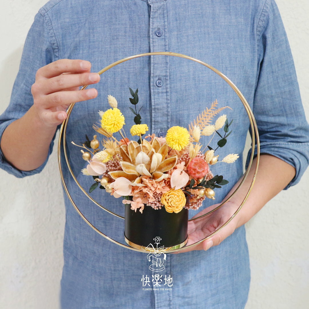 聽風逐夢 I 盆花 I 永生花 I 乾燥花 PF231138