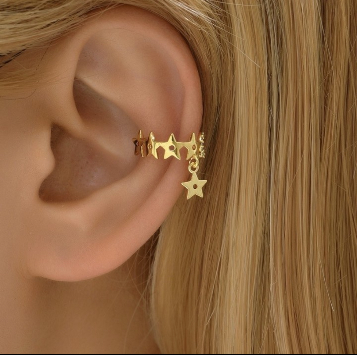 CD夢幻星空 金鑽耳骨夾墜