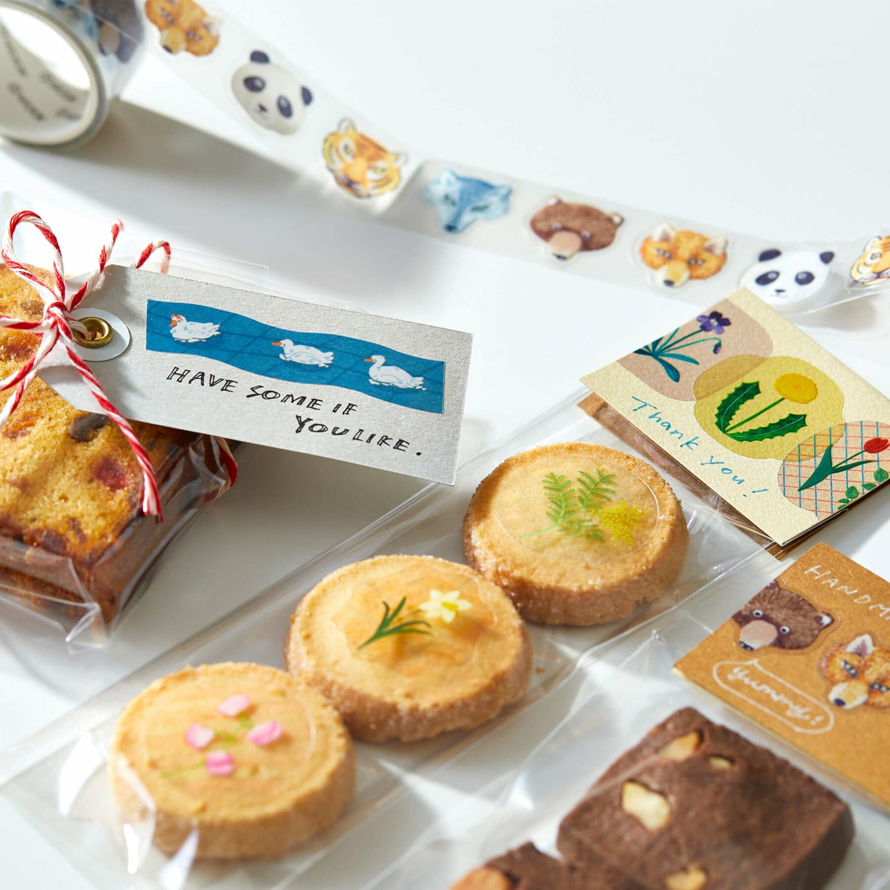 動物園（軋型貼紙）Soda透明PET膠帶 寬20MM ｜KING JIM