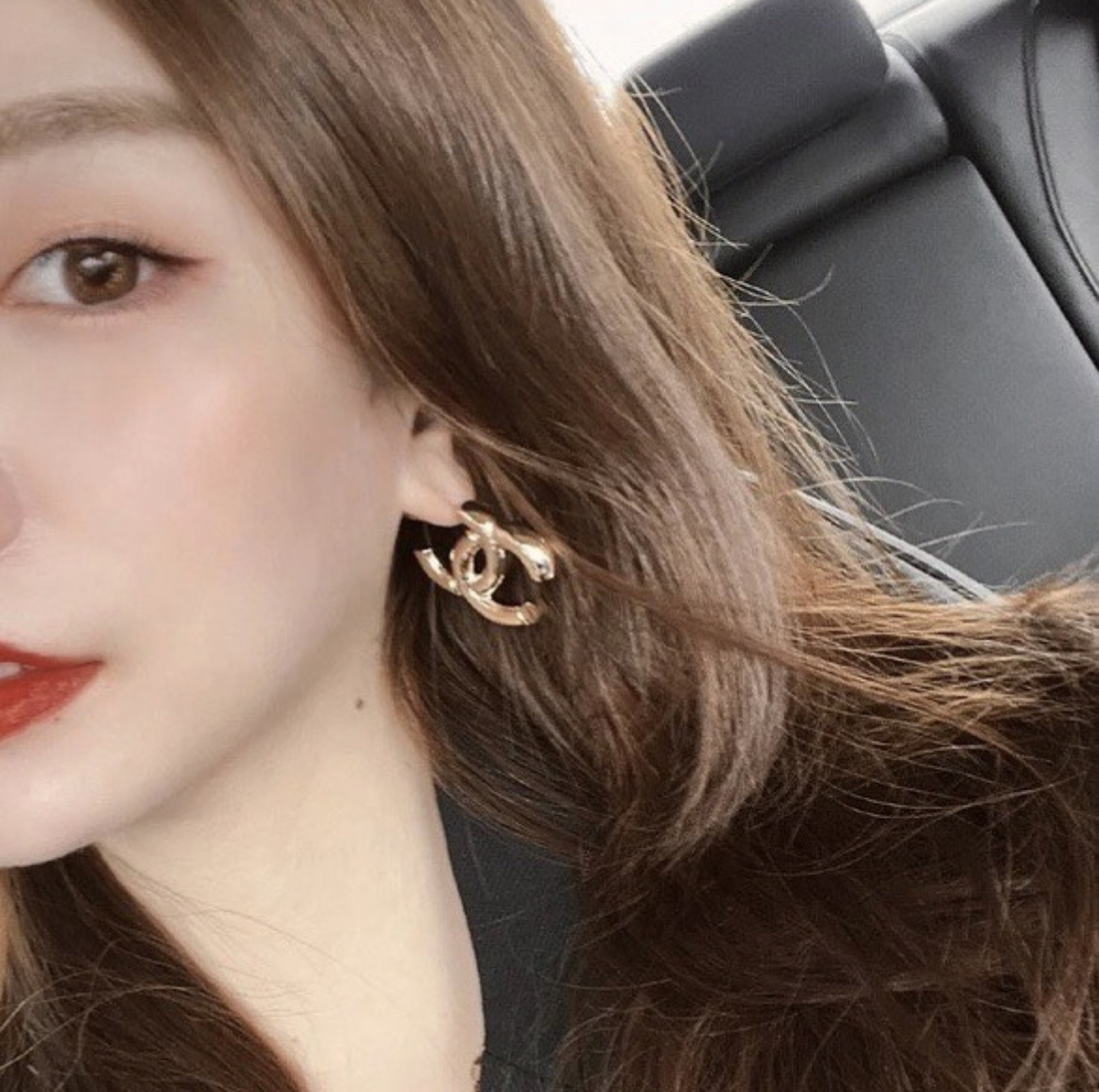 香奶奶金經典雙c復刻 翻玩重磅耳釘